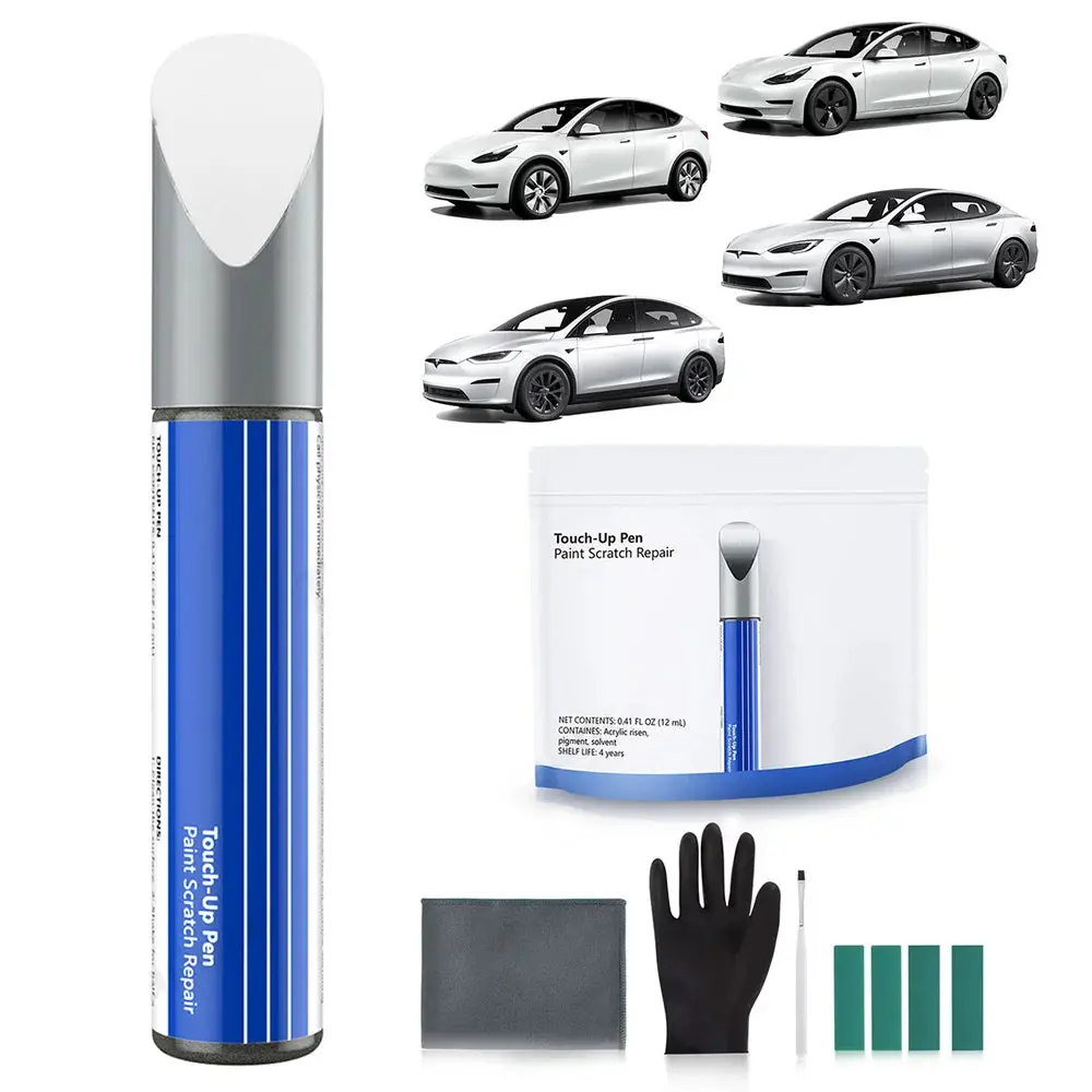 Car Body Color Paint Repair Pen Kit For Tesla Model 3/Y/S/X - Oem Original Touch Up Paint Pen 1