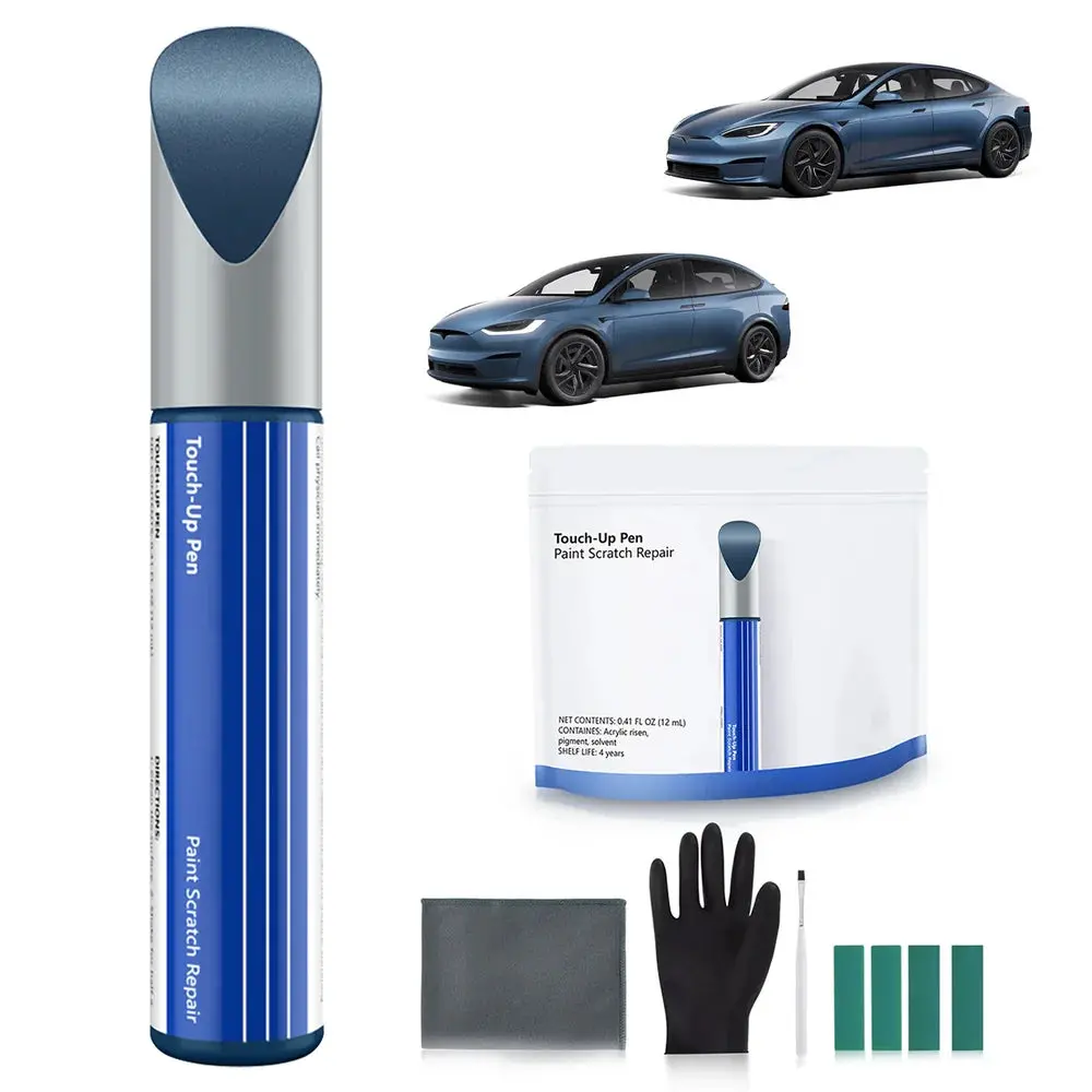 Car Body Color Paint Repair Pen Kit For Tesla Model 3/Y/S/X - Oem Original Touch Up Paint Pen 9