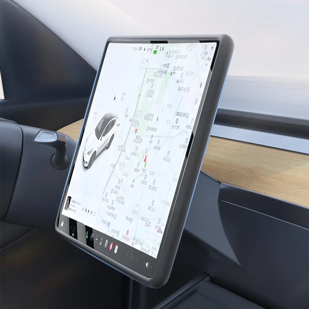 Central Screen Silicone Protector Frame For Tesla Model 3 Highland 2024+ 1