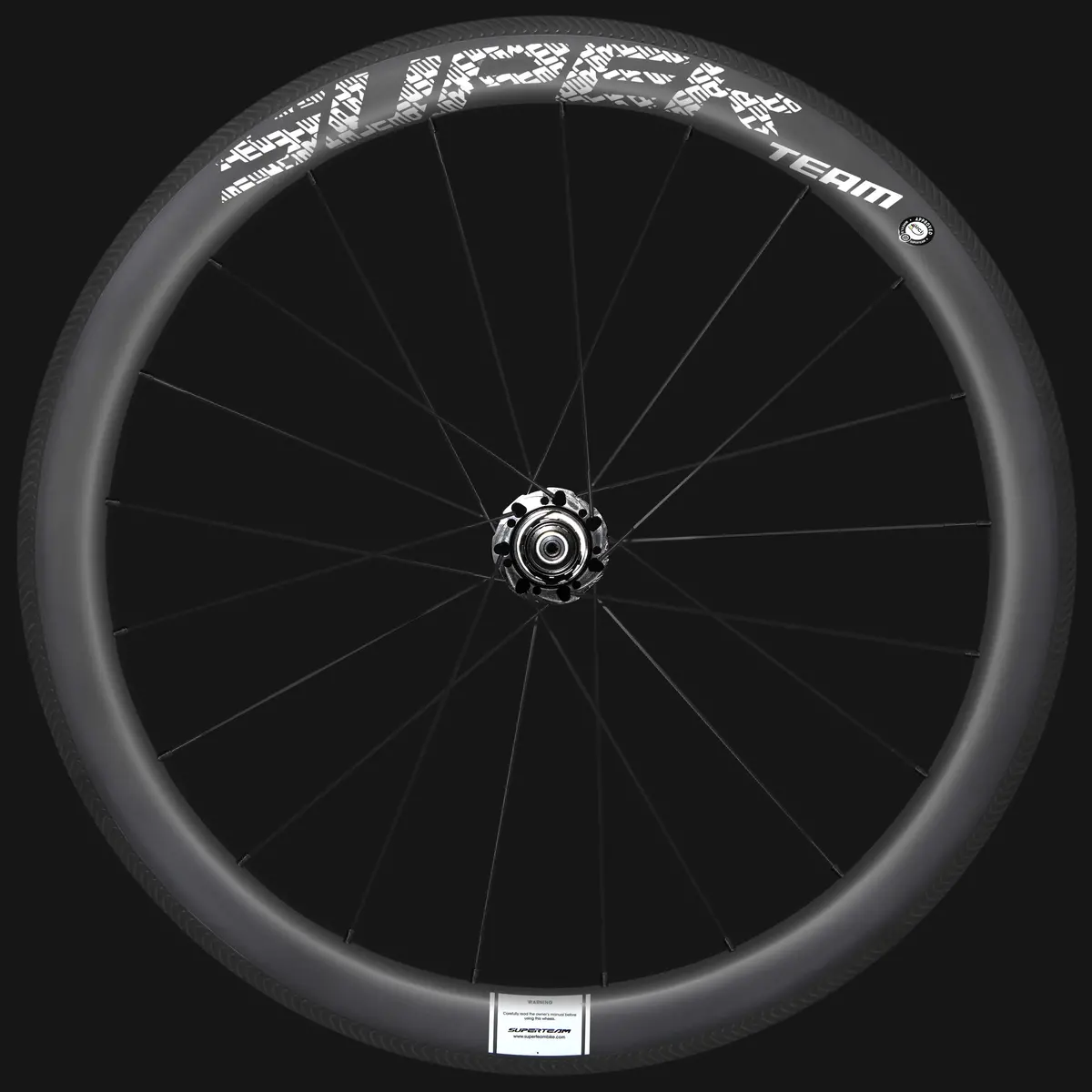 Classic Pro R25-50 Carbon Wheelset Rim Brake White Decals 1