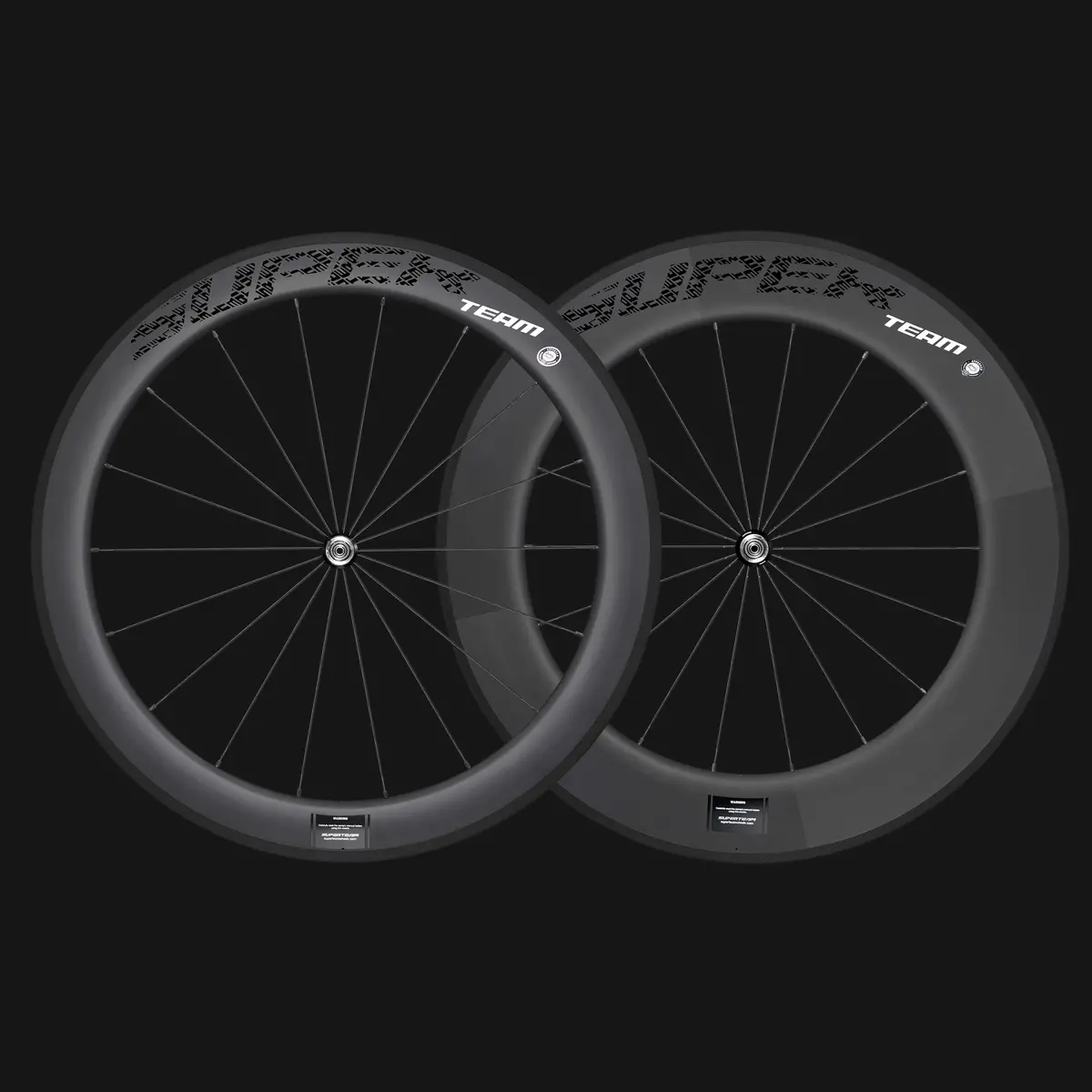Classic Pro R25-60/88 Carbon Wheelset Rim Brake Black Decals 2