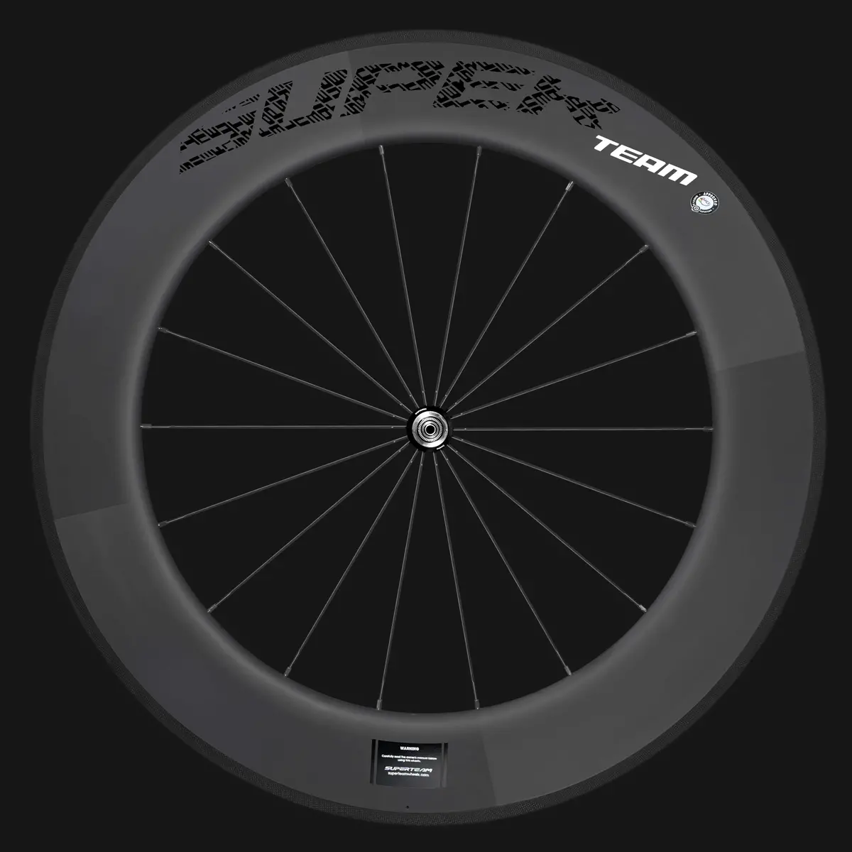 Classic Pro R25-88 Carbon Wheelset Rim Brake Black Decals 1