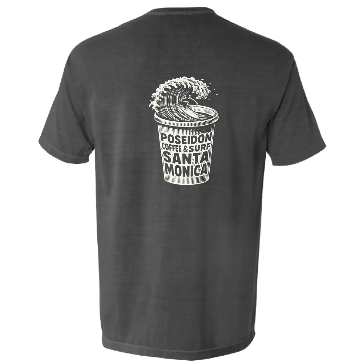Poseidon Coffee And Surf Pocket Tee - Pepper 1