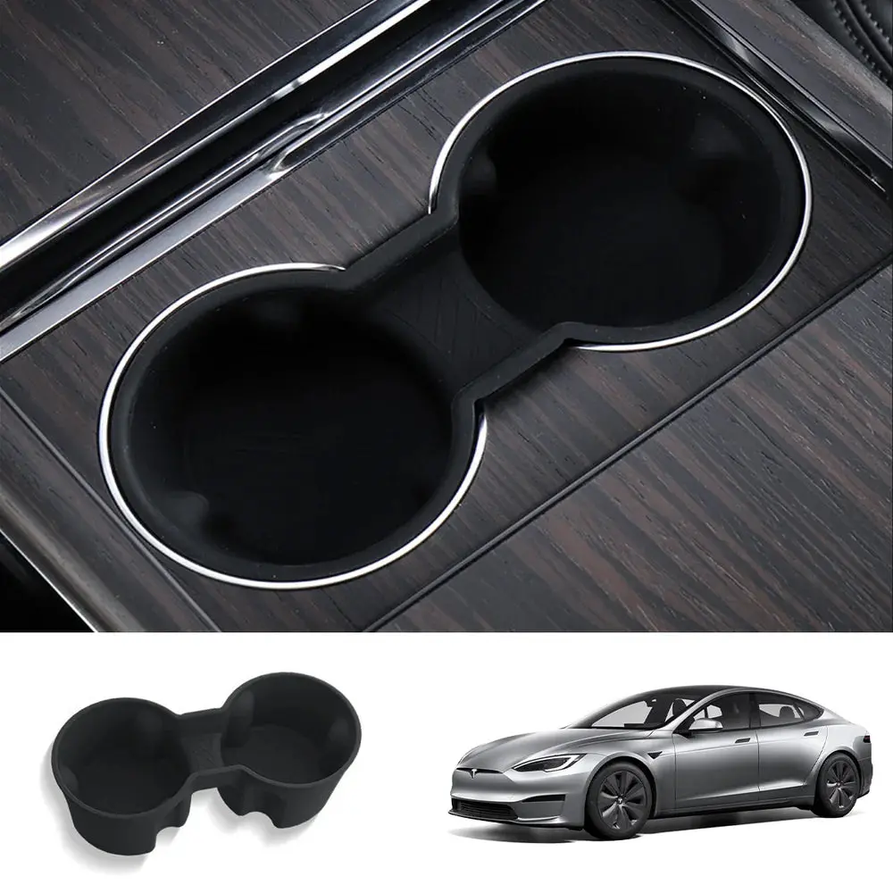 2021+ Model X/S Cup Holder Insert For Tesla Plaid/Long Range Version 1
