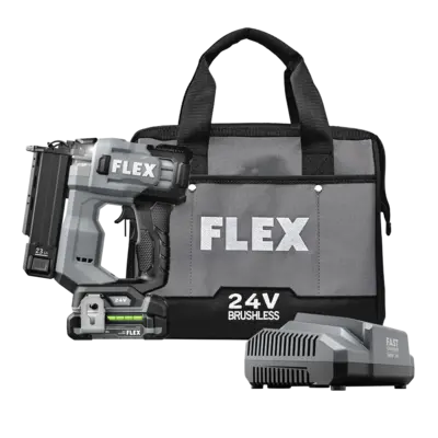 Flex Fx4341-1A 24V 23Ga Pin Nailer 2.5Ah Kit 1