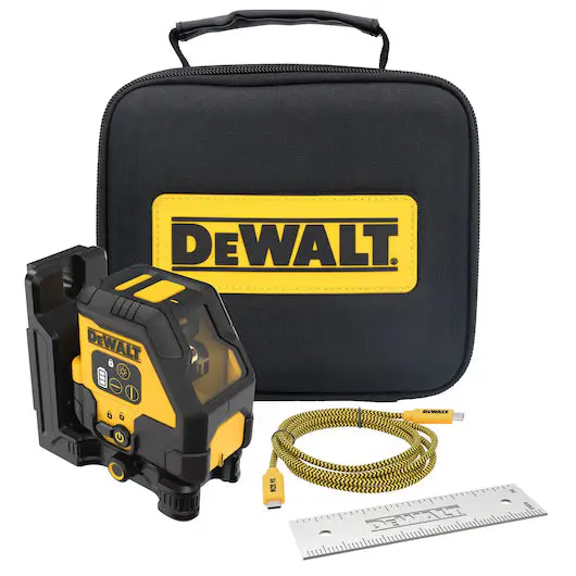 Dewalt Dcle14201rb Rechargeable Red Cross Line Laser (Tool Only) 1