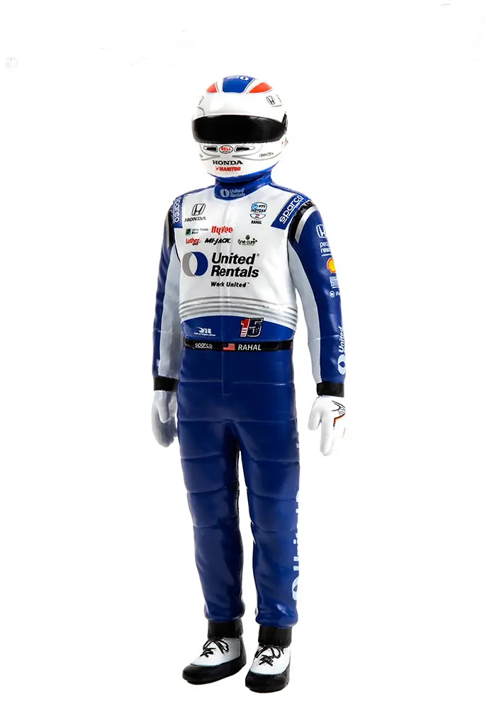 1:18Th Rahal Letterman Racing Graham Rahal #15 United Rentals Driver Figure 1