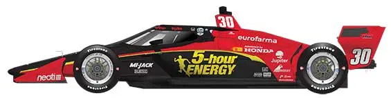 1:18Th Rahal Letterman Lanigan Racing #30 Pietro Fittipaldi 2024 1