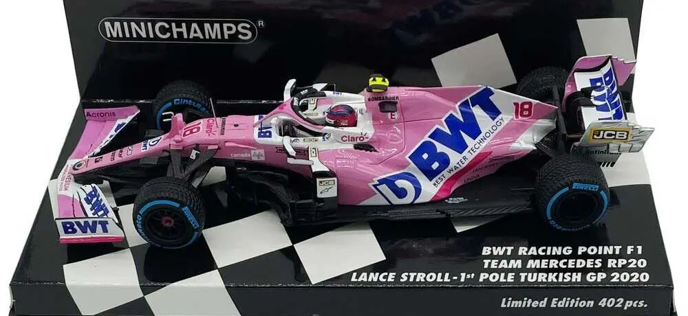 1:43Rd Bwt Racing Point Rp20 Lance Stroll Turkish Gp 1St Pole 2020 1