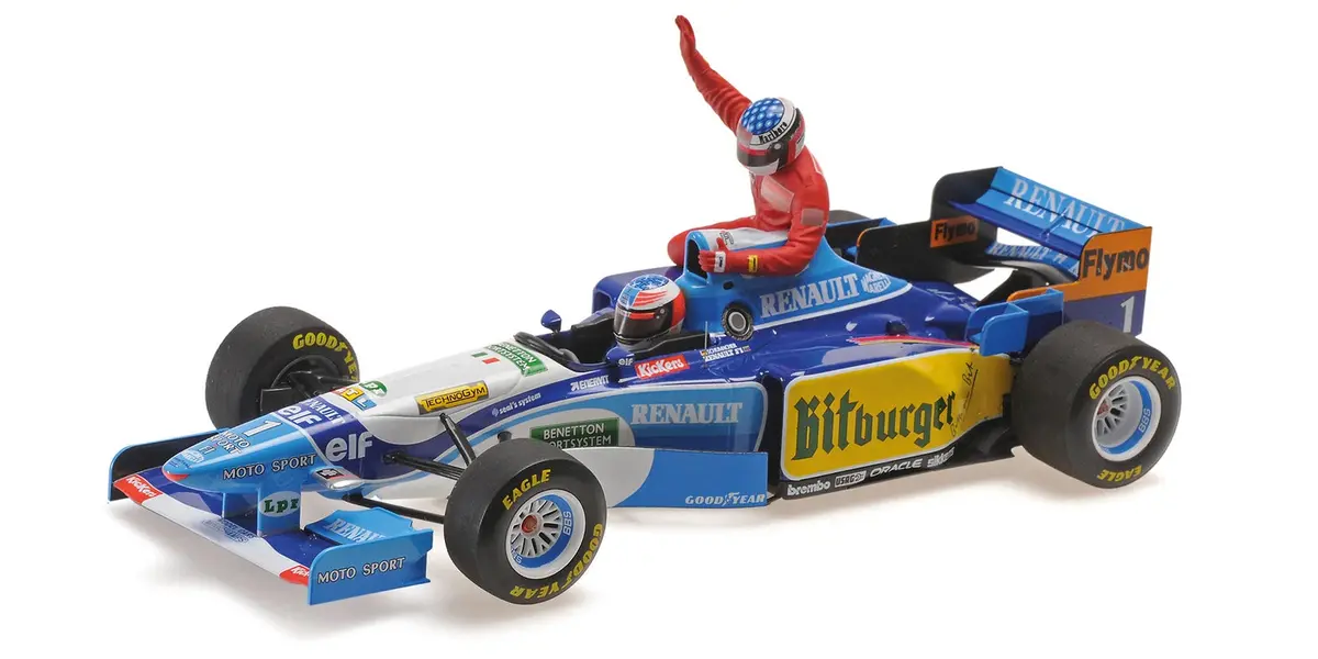 1:18Th Benetton B195 Michael Schumacher Taxi Jean Alesi 1995 1