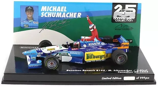 1:43Rd Benetton B195 Michael Schumacher Taxi Jean Alesi 1995 1