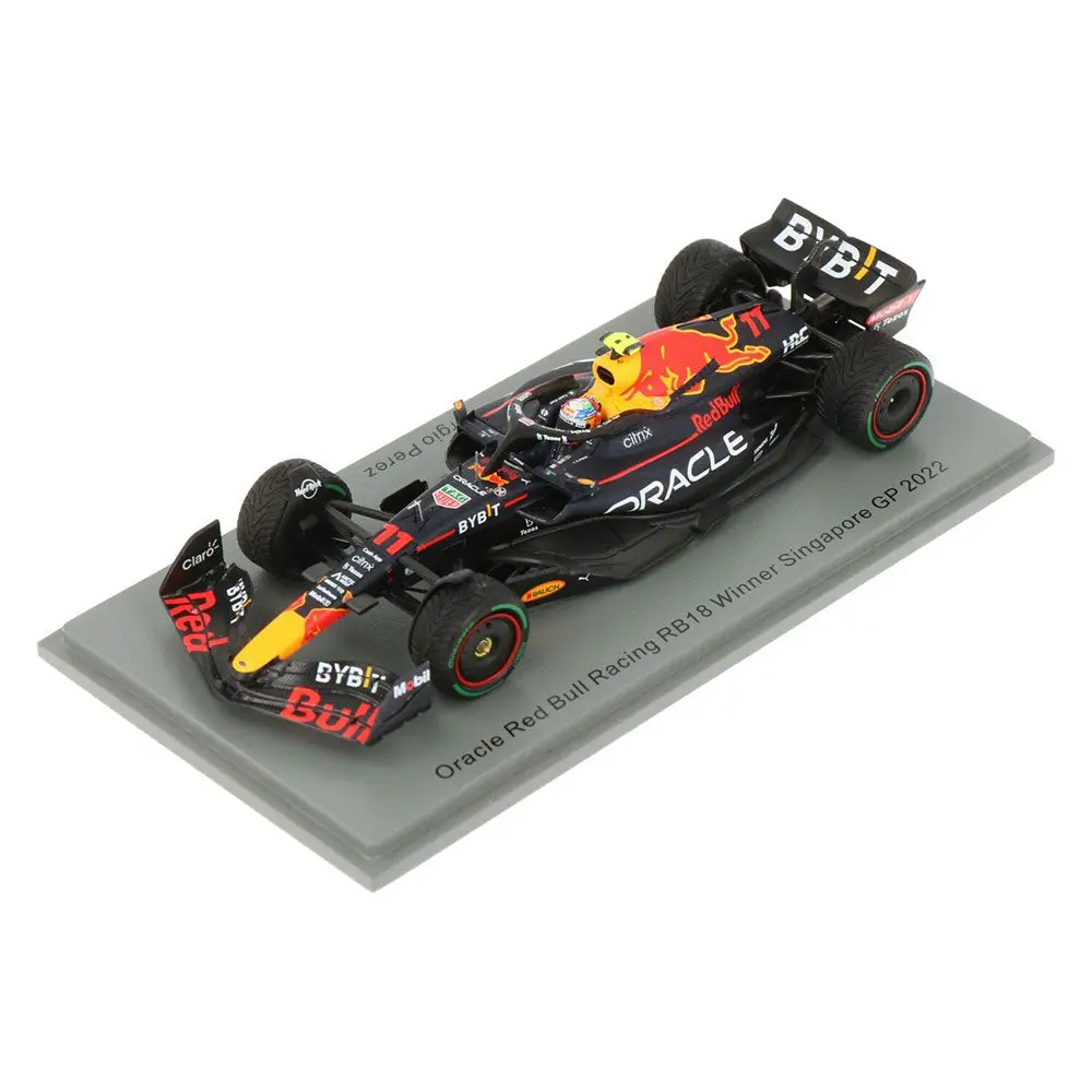 Red Bull Racing Honda Rb18 Sergio Perez #11 Winner Singapore Gp 2022 1