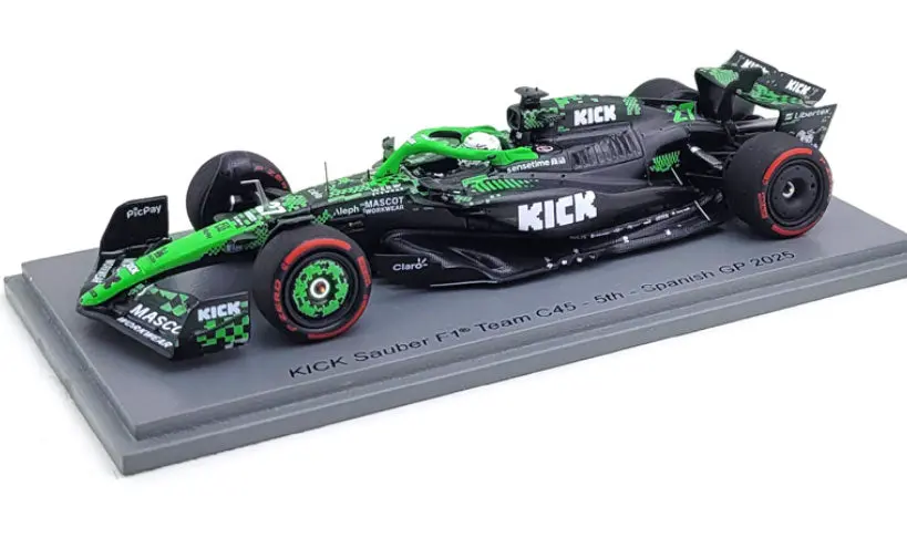 1:43Rd Kick Sauber C45 Nico Hulkenberg #27 Spanish Gp 2025 1