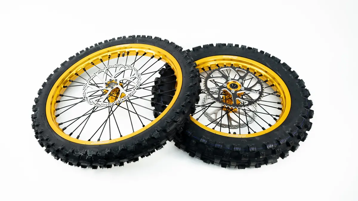 Warp9 16/19 Complete Wheel & Tire Combo For Talaria Mx5 1