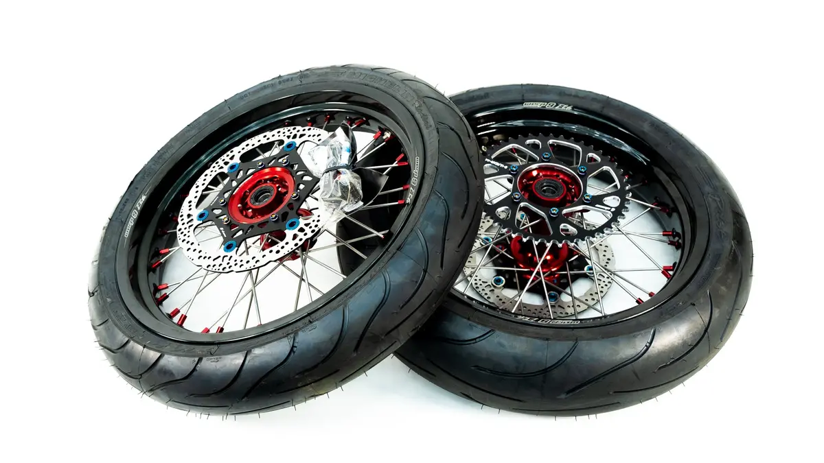 Warp9 17" Supermoto Wheelset For Surron Ultra Bee 1