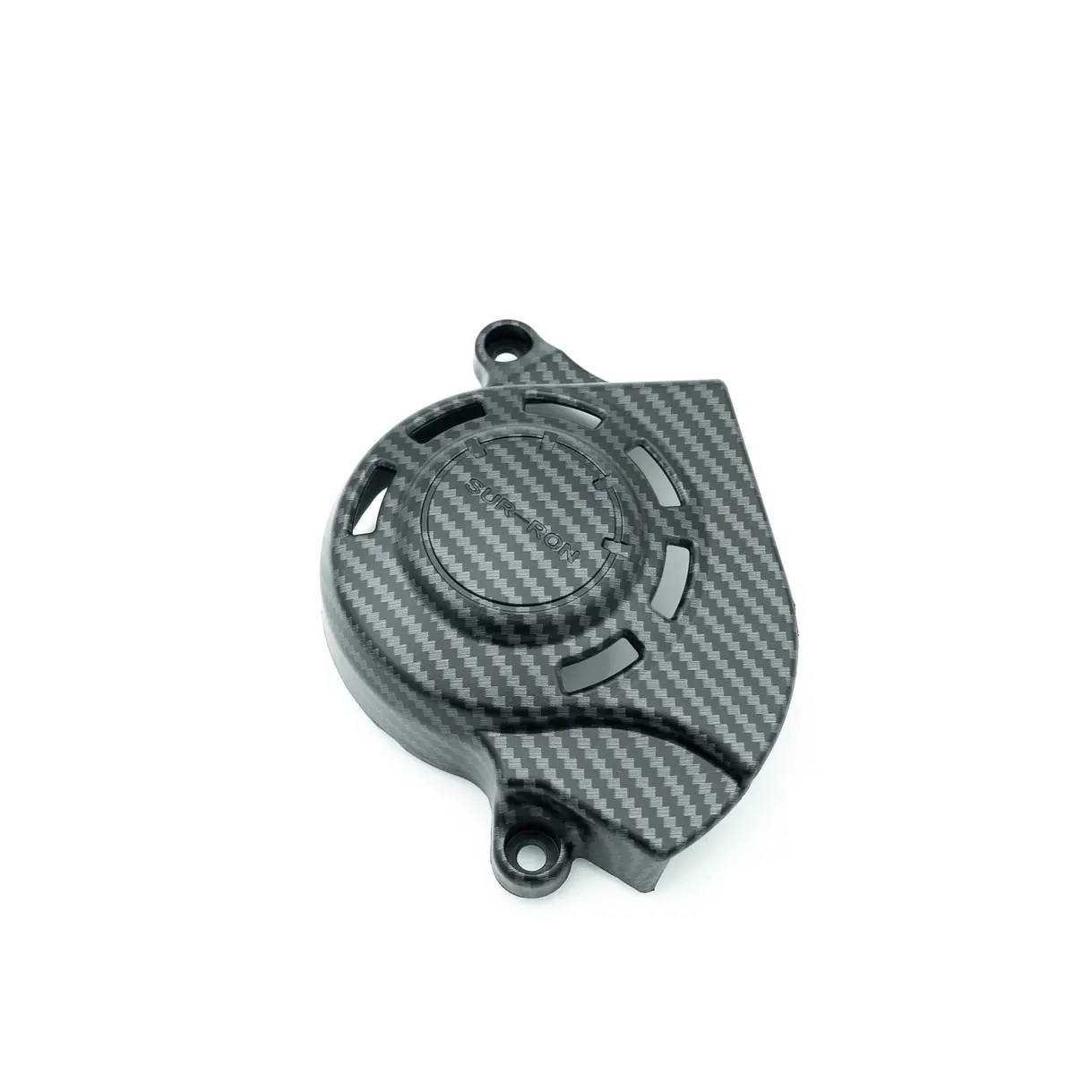 Simulated Matte Carbon Fiber Motor Cover 1
