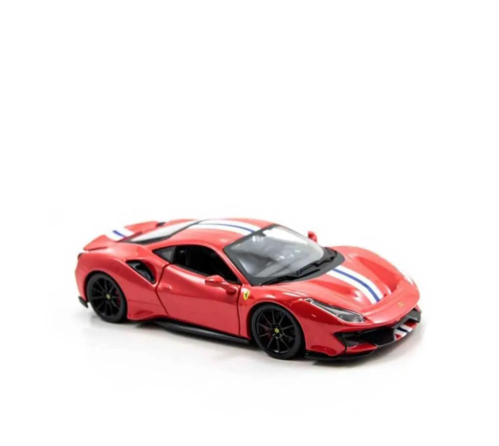 1:24Th Ferrari 488 Pista Red With Stripes 1