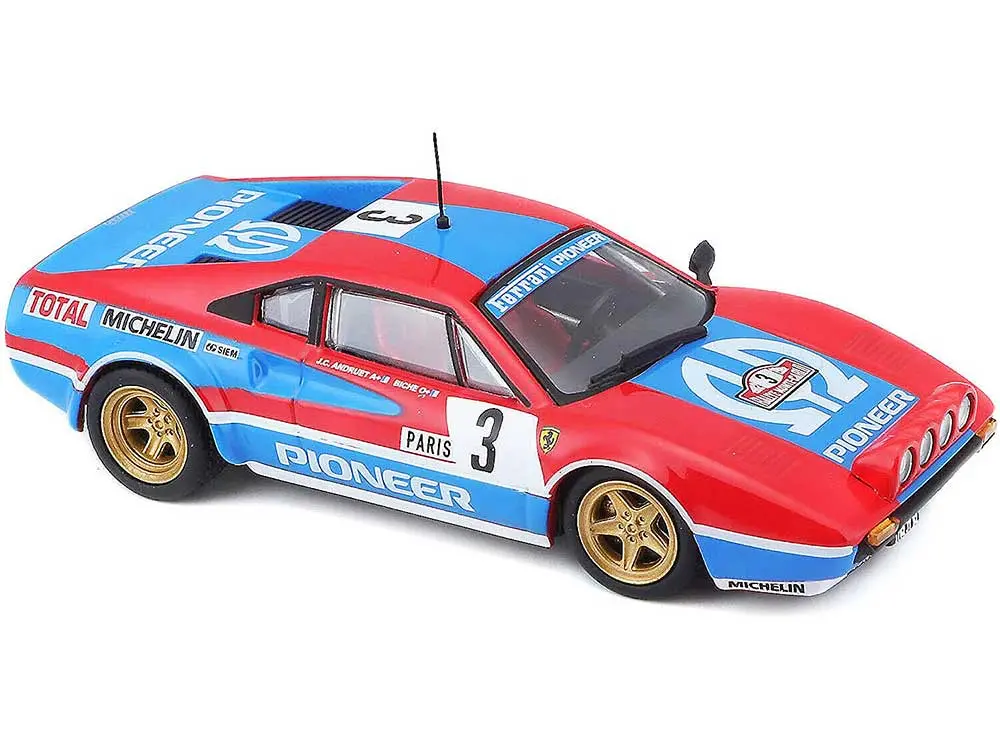1:43 Racing Ferrari 308 Gtb 1982 #3 Red/Blue 1