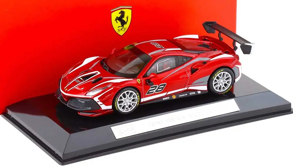 1:43 Racing Ferrari 488 Challenge Evo 2020 #28 Red 1