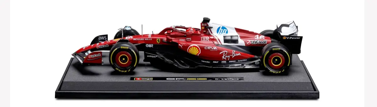 1:18Th Scuderia Ferrari F1 Sf25 Charles Leclerc #16 Red 1