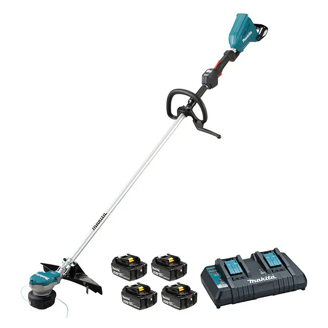 Makita Dur368lpt4 36V(18Vx2) Lxt Brushless 15 In. Line Trimmer Kit (5.0Ah X4) 1