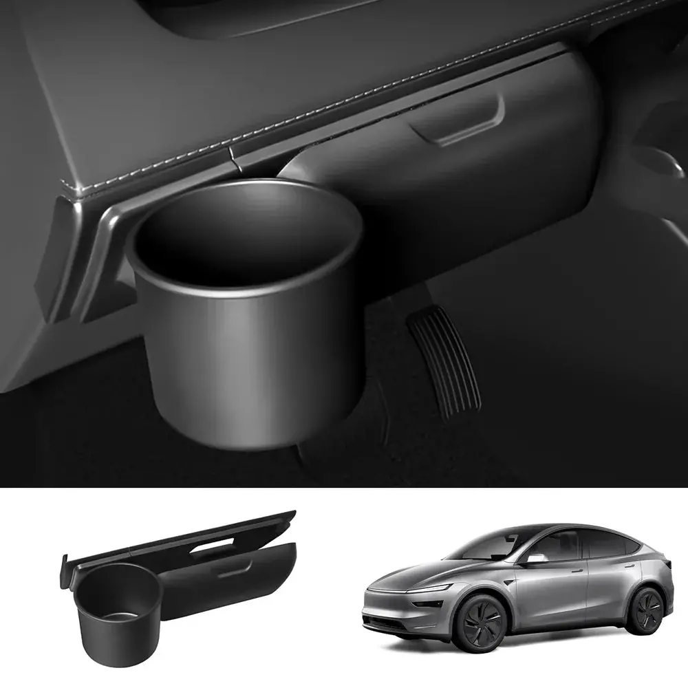 Dashboard Cup & Glasses Holder – 2-In-1 Storage Organizer Box For Tesla Model Y Juniper 2025+ 1