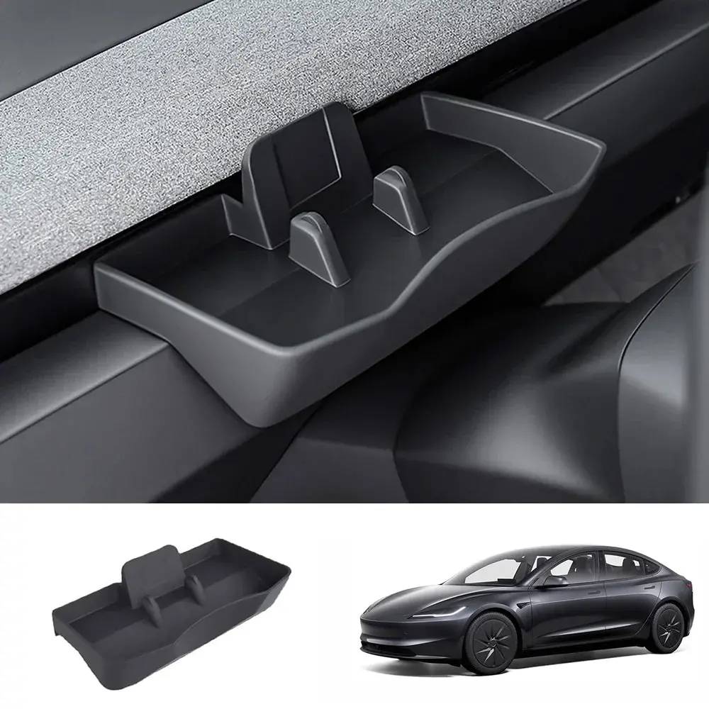Dashboard Organizer Tray & Multi-Use Holder For Tesla Model 3 Highland Standard 2025+ 1