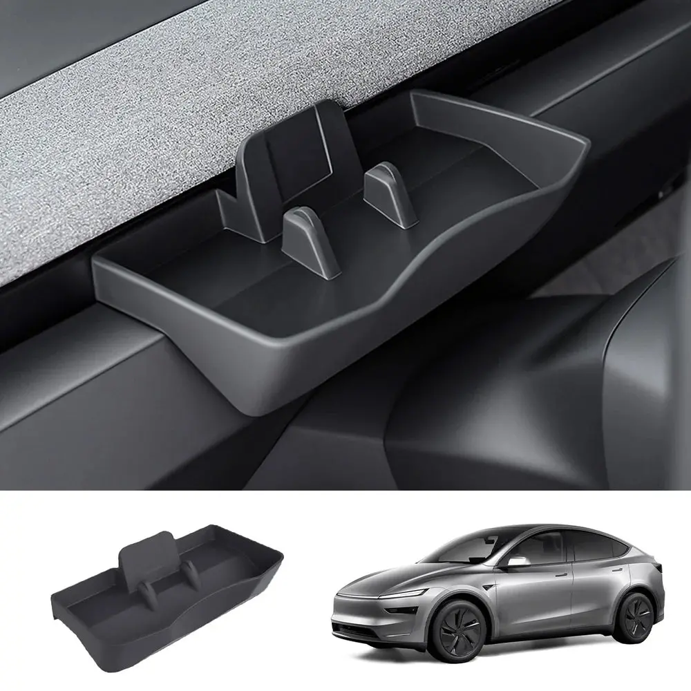 Dashboard Storage Tray & Multi-Use Holder For Tesla Model Y Juniper 2025+/Model 3 Highland 2024+ 1