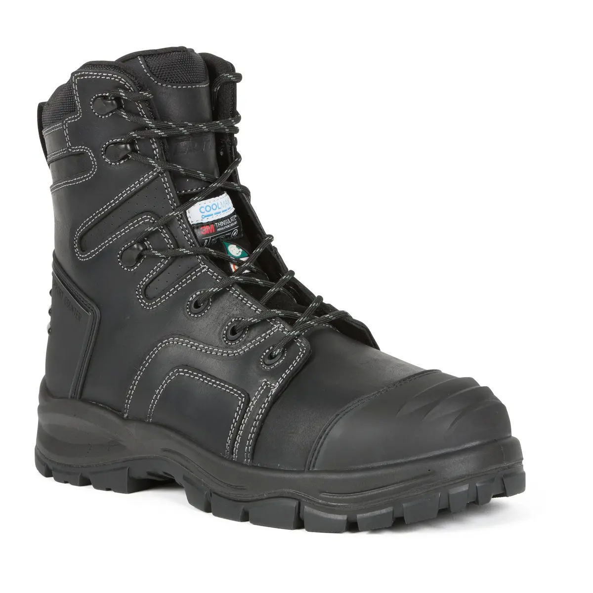 Duradrive Forge 8In Black Leather Insulated Safety Boots 2