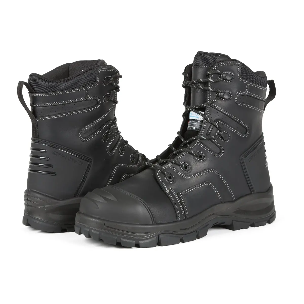 Duradrive Forge 8In Black Leather Insulated Safety Boots 3