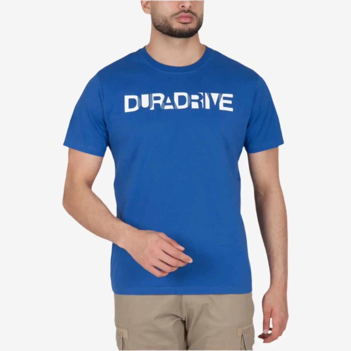 Duradrive Overlap Print Short Sleeve Crew Neck T-Shirt 1