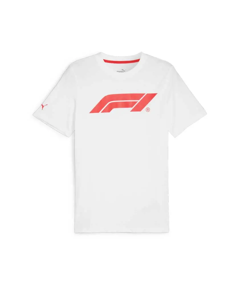Puma X F1 Ess Motorsport Logo Tee White 1
