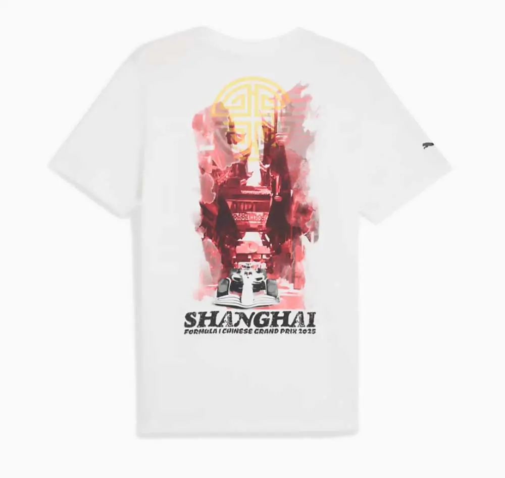 Puma X F1 China Gp Tee Shirt White 1