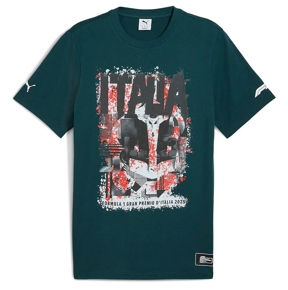 Puma X F1 Italy Gp Tee Shirt Green 1