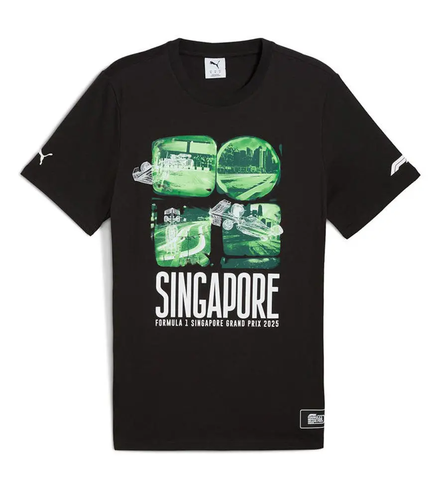 Puma X F1 Singapore Gp Tee Shirt Black 1