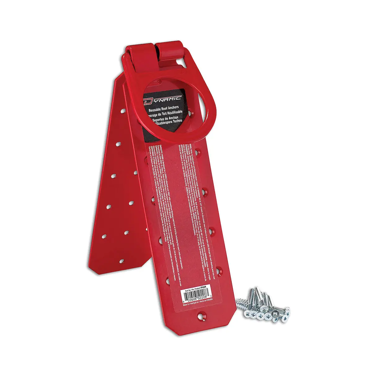 Dynamic Fp09r Reusable Roof Anchor W/Screws 1