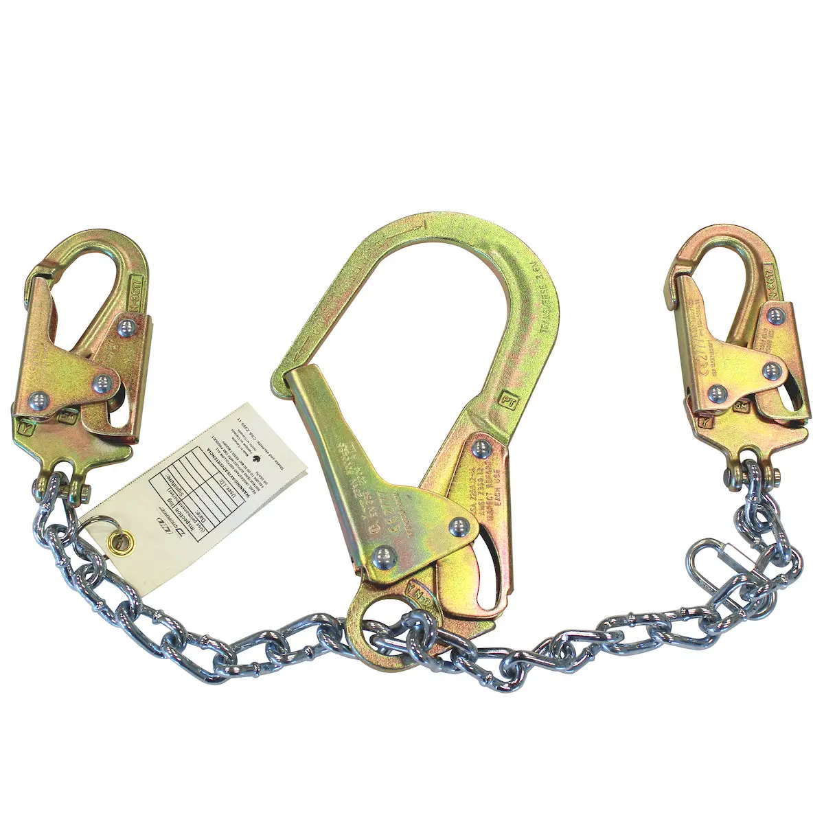 Dynamic Fp675113 Chain Assembly Positioning Lanyard W/Large Snap Hooks 22 In. 1