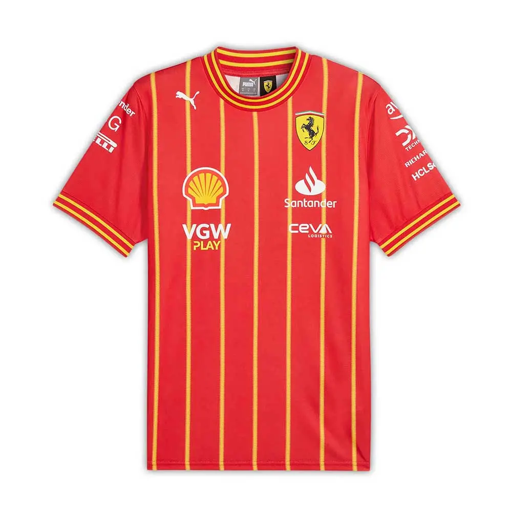 Scuderia Ferrari F1 Team Carlos Sainz Soccer Jersey 1