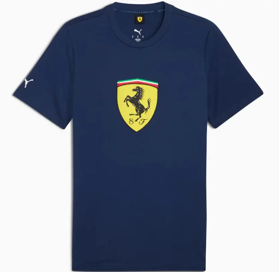 Puma Ferrari Race Shield Tee Perisan Blue 1