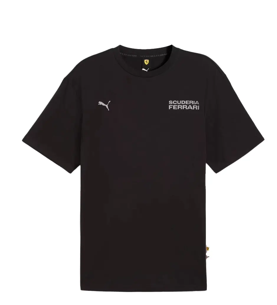 Puma Ferrari Lifestyle Shield Tee Black 1