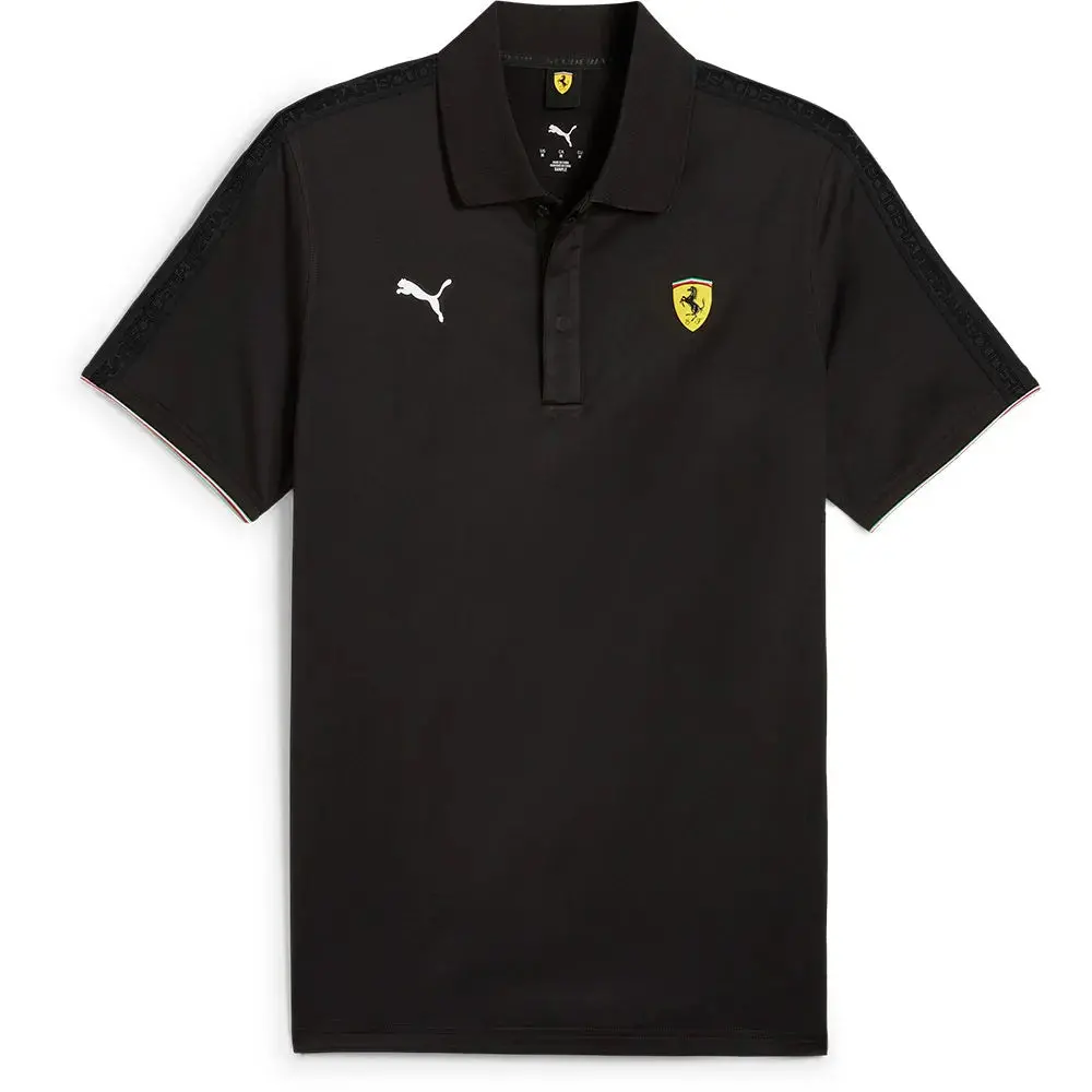 Puma Scuderia Ferrari Race Cloudspun Polo Black 1