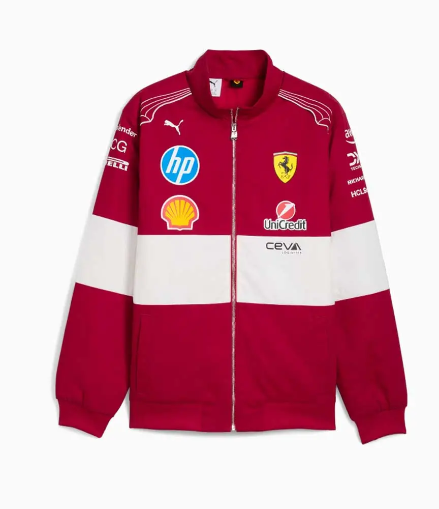 Scuderia Ferrari F1 Vintage Team Jacket 2025 Red 1