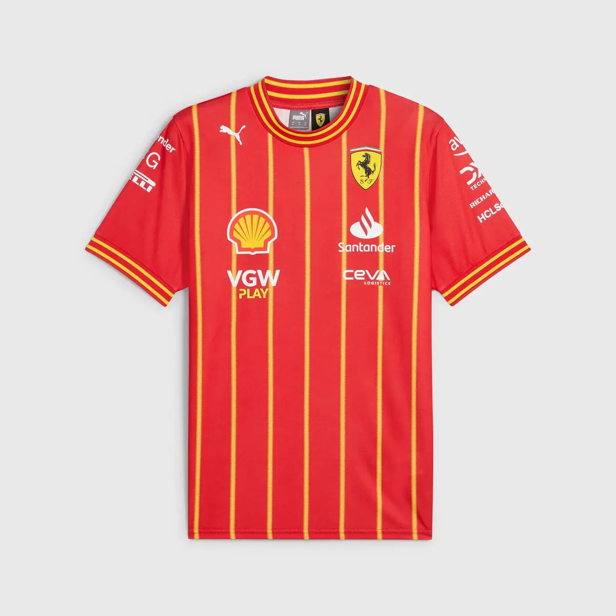 Scuderia Ferrari F1 Charles Leclerc #16 Soccer Jersey 1
