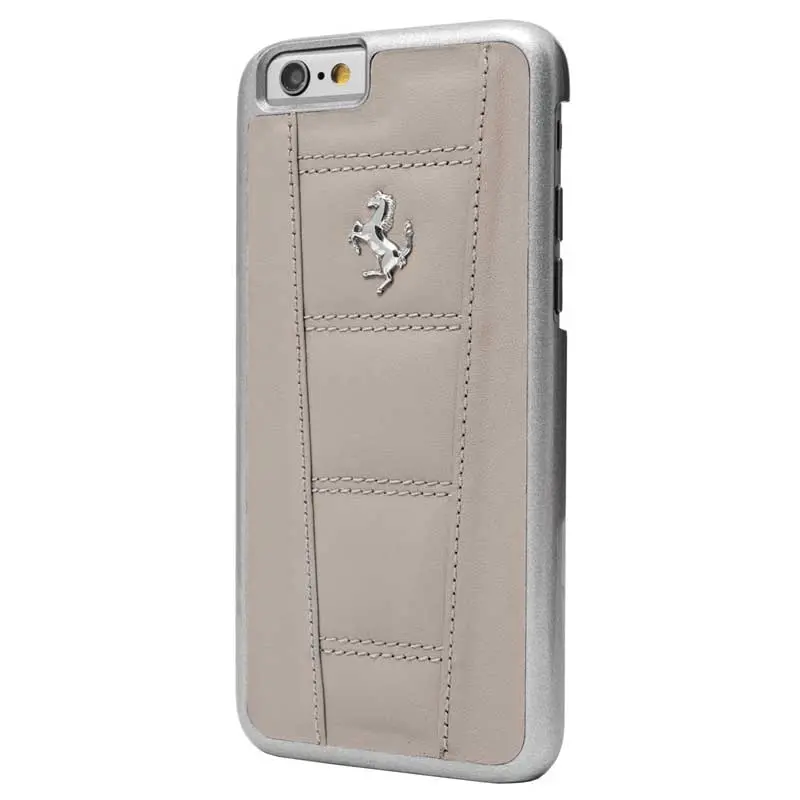 Ferrari 458 Grey Leather Iphone 6/6S Plus Case 1