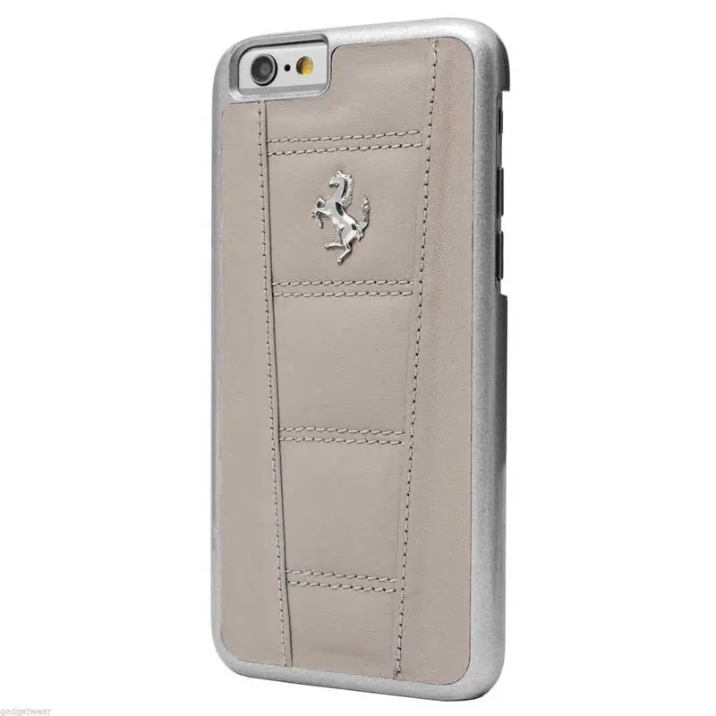Ferrari 458 Grey Leather Galaxy S6 Case 1