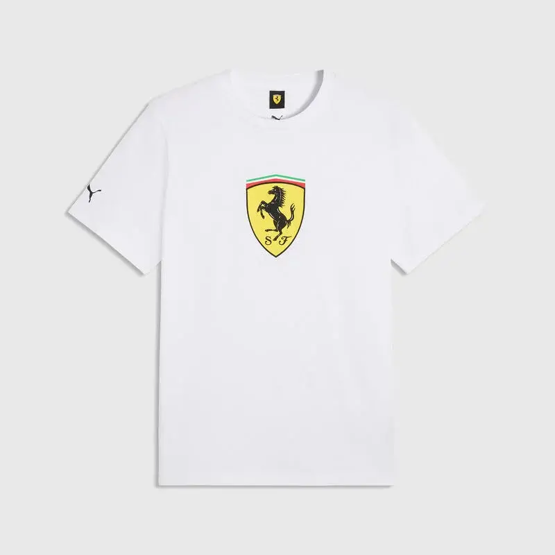 Scuderia Ferrari F1 Shield Tee Shirt White 1
