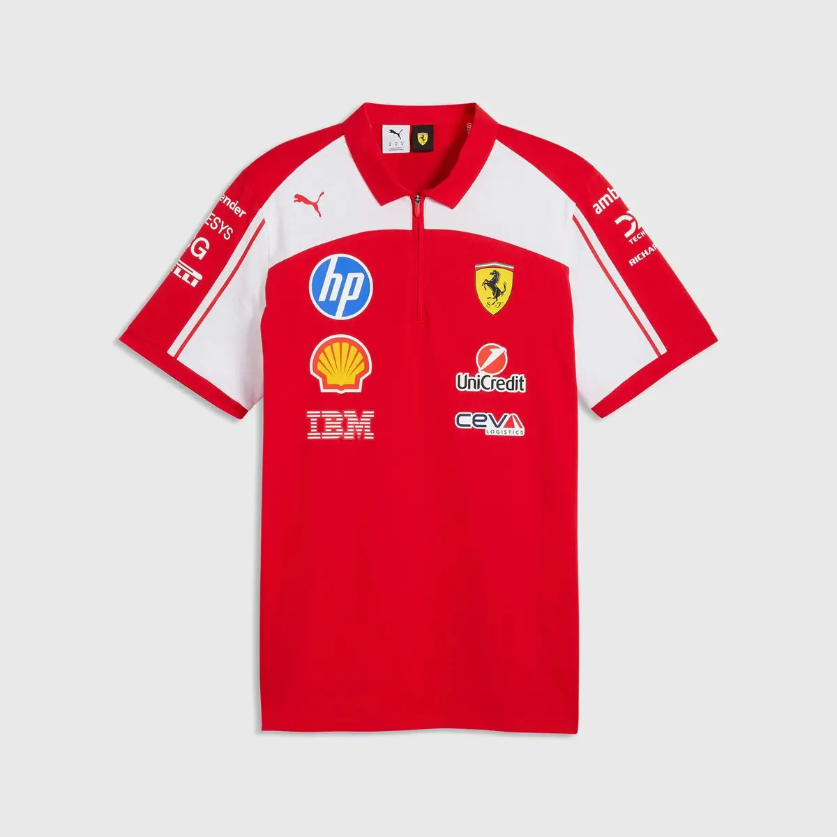 Scuderia Ferrari F1 Team Polo Shirt Red 1