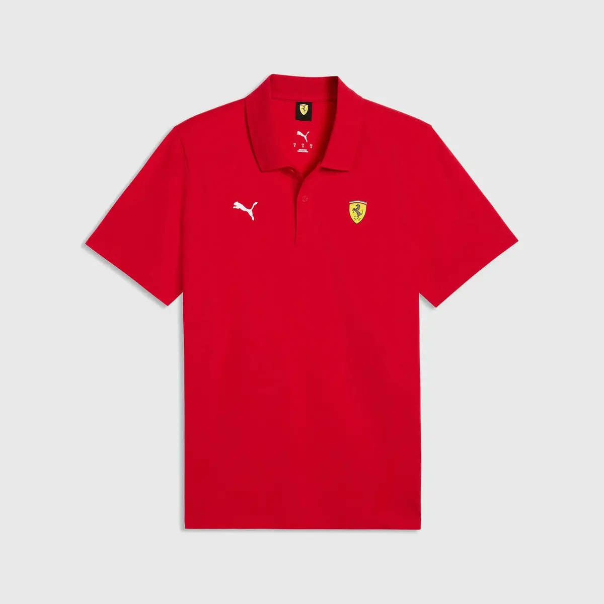 Scuderia Ferrari F1 Classic Shield Polo Shirt Red 1
