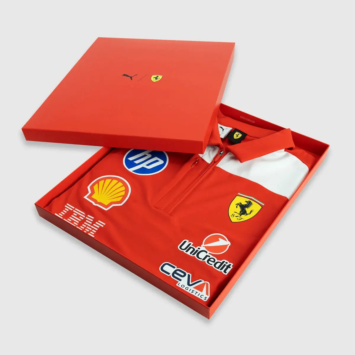Scuderia Ferrari F1 Authentic Team Polo Shirt Red 1
