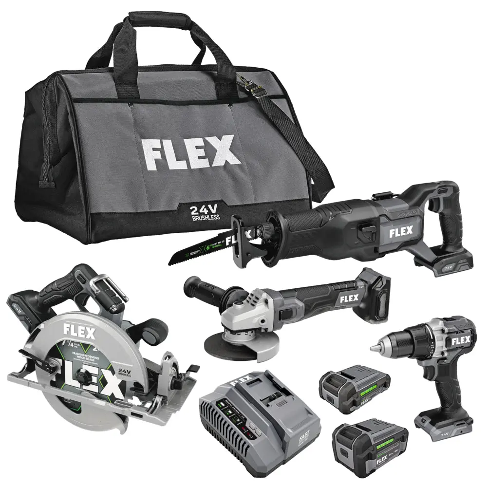 Flex Fxm402-2B 4-Tool Combo Kit 1
